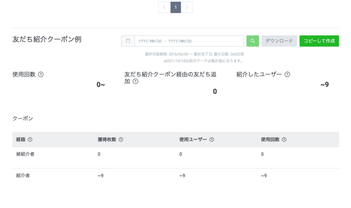 LINEクーポンの詳細